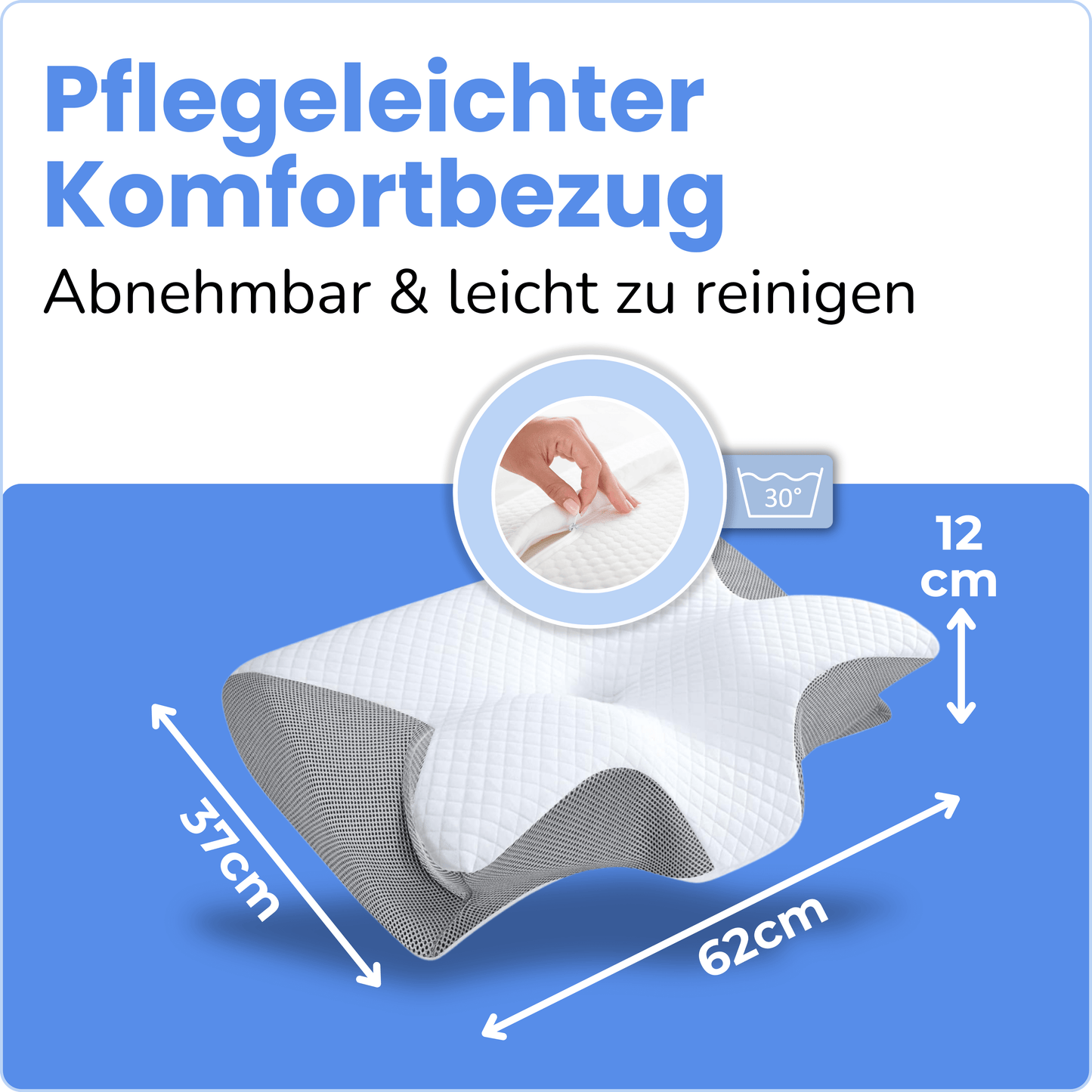 SleepFit Pillow - Orthopedic design for healthy sleep