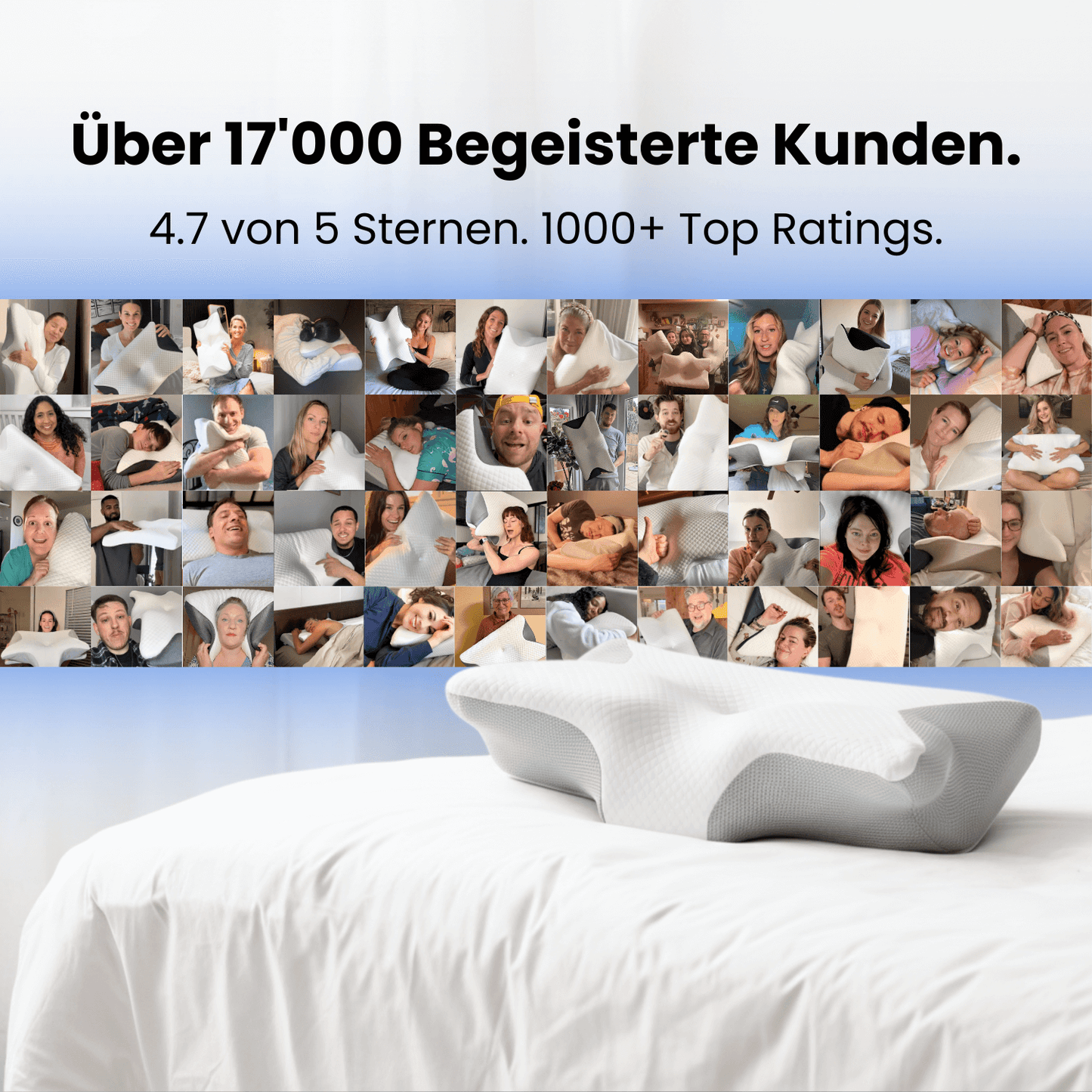 SleepFit Kissen - Orthopädisches Design für gesunden Schlaf