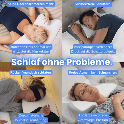 SleepFit Pillow - Orthopedic design for healthy sleep